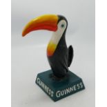 Cast Metal Guinness Toucan Advertising Figure: 19cm.