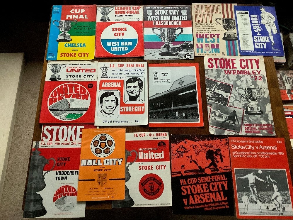 A very large collection of Stoke City & International Football programmes dating from the 1960's & - Image 4 of 13