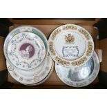 A mixed collection of Commemorative & Decorative Wall Plates:
