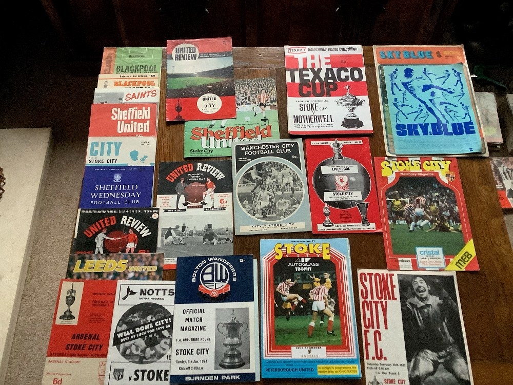 A very large collection of Stoke City & International Football programmes dating from the 1960's & - Image 2 of 13