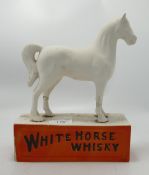 White Horse Whisky Pottery Advertising Horse: damages noted