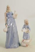 Royal Doulton Reflections Figures Water Maiden HN3155 & Country Girl HN3051(2)