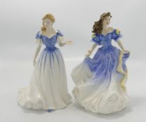 Royal Doulton lady figures Rebecca: HN4041 together with Josephine HN4223 (2)