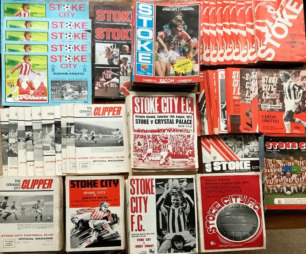 A very large collection of Stoke City & International Football programmes dating from the 1960's & - Image 3 of 13