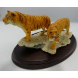 Compton Woodhouse Limited Edition Figure Snow Tigers: boxed with cert
