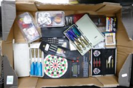 A collection of Vintage & Later Darts & Accessories: