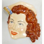Peggy Davies Limited Edition Face Plaque Dolores: height 23cm