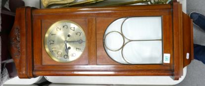 Mahogany 1930 Modified Wall Clock: