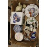 A mixed collection of items to include: Sadler Boxed Breakfast set, Fredrick Rathbone Coffee pot,