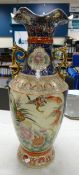 Large Reproduction Oriental theme Vase: height 60cm