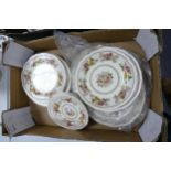 A collection of Ridgways Floral Lynton Patterned Dinner ware: