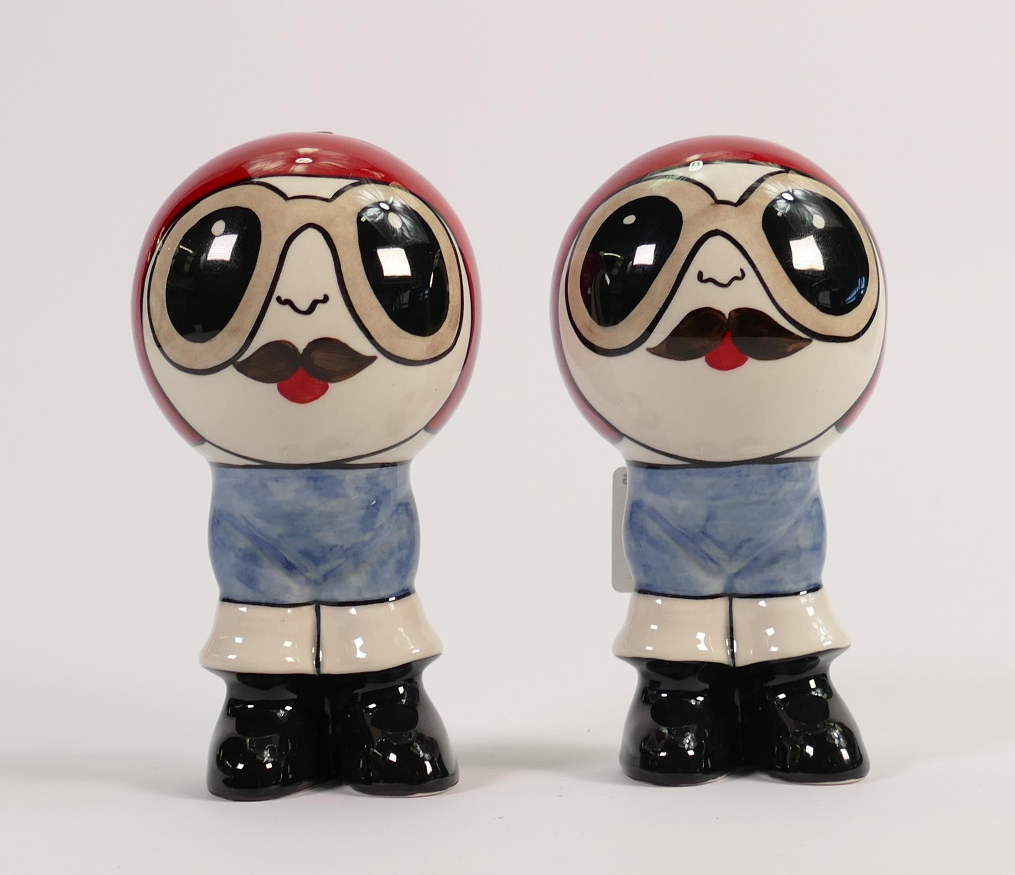 Lorna Bailey Limited Edition Aviator Salt & Pepper Pots :