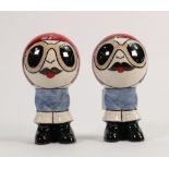 Lorna Bailey Limited Edition Aviator Salt & Pepper Pots :