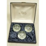 Cased Caithness Limited Edition Paperweight Set Trio: