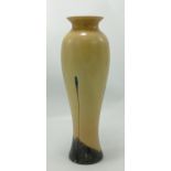 Caithness Glass Ebony Sand range vase: height 28cm