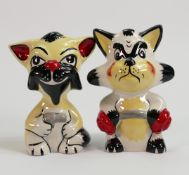 Lorna Bailey Pair of Cats Arnie Swartz & Make My Day(2):