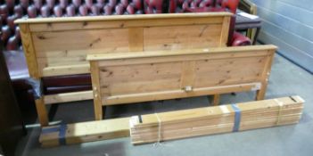 Reclaimed Pine king size Bed Frame: