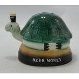 Guinness Tortoise Beer Money Box: height 11cm