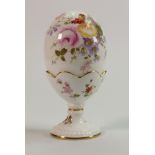 Royal Crown Derby Posies Patterned Ornamental Egg & Stand: