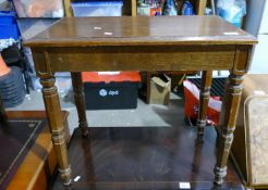 Small Oak Side Table: