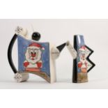 Lorna Bailey Christmas Eve Teapot & Cream Jug: height 24cm