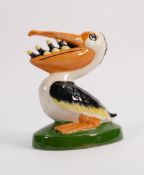 Lorna Bailey Porotype Stork Ornament: height 15cm