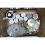 A mixed collection of items to include: Mid Century Royal Doulton Morning Star patterned items,