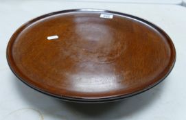 Royle Woodturners Craftsman Made Mahogany Lazy Susan: diameter 38cm