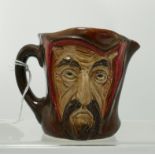 Royal Doulton double sided small character jug Mephistopheles: With verse to the base D5758.