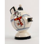 Lorna Bailey Winter Snowman Teapot: height 20cm