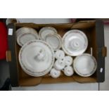 Paragon Belinda Patterned Tea & Dinner Ware to include: dinner plates, side plates, cups &