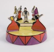 Lorna Bailey Mini Jazz Band Limited Edition Ornament: length 18cm, with cert