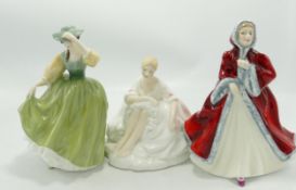 Royal Doulton seconds lady figures: Joanne HN2373, Rachel HN2936 & HN2309(3)