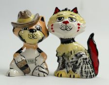 Lorna Bailey Pair of Cats Shaggy & Duke(2):
