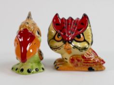 Lorna Bailey Pair of Tiny Birds Hootie Th Owl & Quackers the Duck(2):