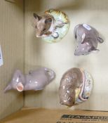 A collection of Beswick Mice(4):