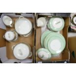 A Mixed collection of Dinnerware to include: Wedgwood & Co Tureens & open veg dishes together with