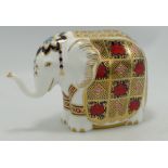 Royal Crown Derby Boxed Paperweight Elephant: