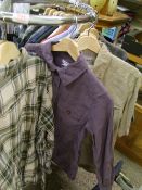 Large quantity of mens shirts: various designs and sizes (approx 30).