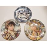 Three limited edition Royal Doulton collectors plates: Sister Act, Gabriella & Marco (3).