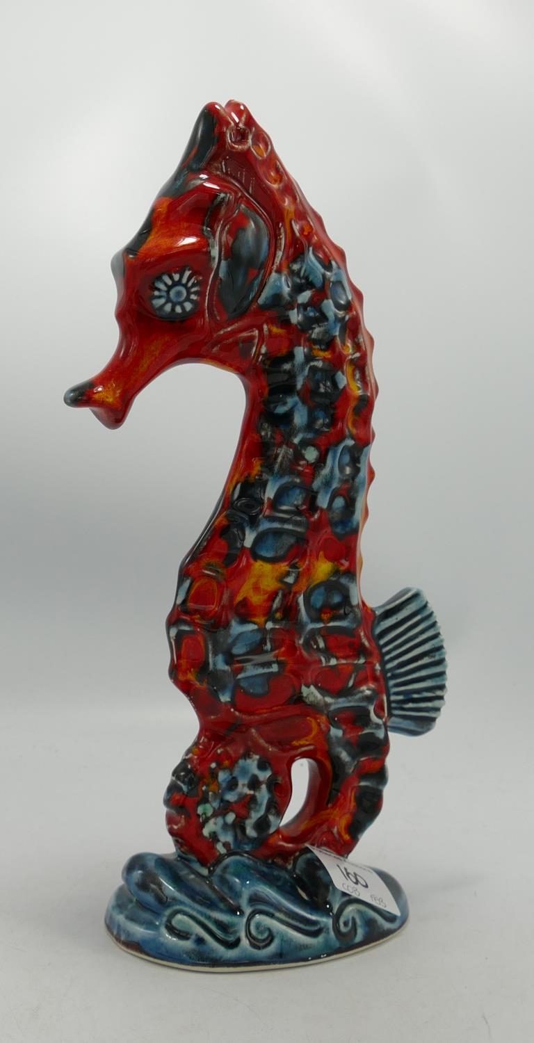 Anita Harris studio pottery figure of a seahorse: