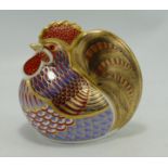 Royal Crown Derby Boxed Paperweight Chicken