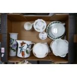A mixed collection of items to include: Portmeirion items, Aynsley Floral decorated items etc