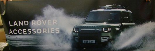 Land Rover/Jaguar magnetic advertising signs: