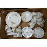 Royal Stuart & Colclough Floral Patterned Tea & Dinnerware: