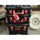 Three section Milwaukee Packout tool trolley: