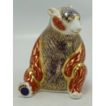 Royal Crown Derby Boxed Paperweight Honey Bear: