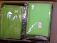 Large collection of iPad cases: various colours.