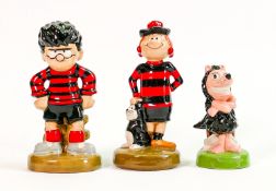 A collection of Wade figures: rom the Beano character series. (3)