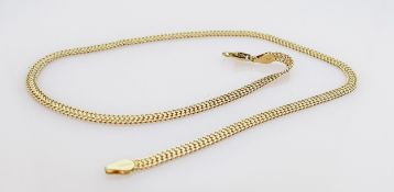 14ct gold necklace length 42cm 12.1g: